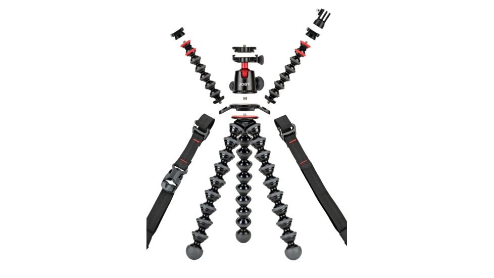 JOBY Gorilla Pod Rig Aluminum Tripod for DSLR Camera and Accessories, Black, JB01522
