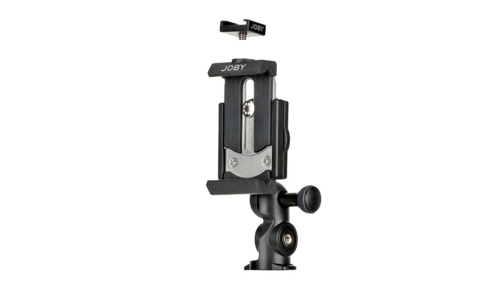 JOBY GripTight PRO 2 Mount, w/ Cold Shoe Pro Mount for Mounting Accessories, Black, JB01525