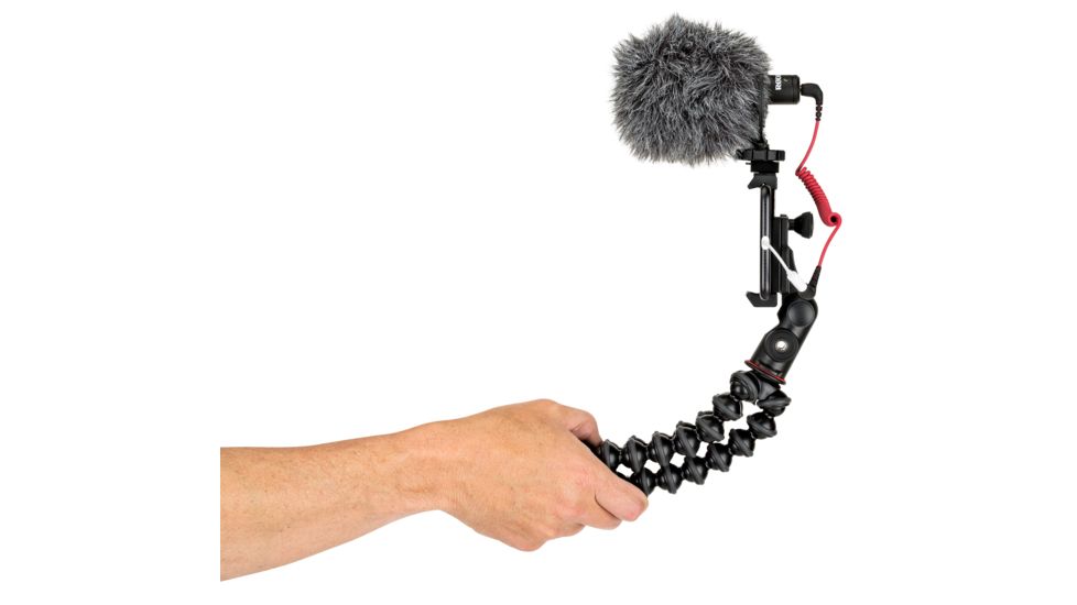 JOBY GripTight PRO 2 Mount, w/ Cold Shoe Pro Mount for Mounting Accessories, Black, JB01525