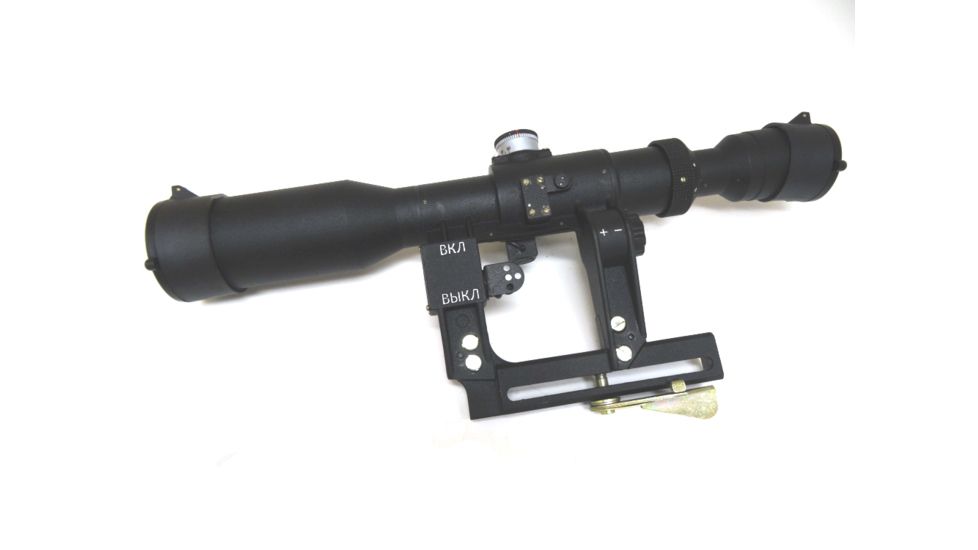 Kalinka Optics POSP 3-9x42 Rifle Scope, 1000m Rangefinder, AK, Black, GSPOSP3942AK