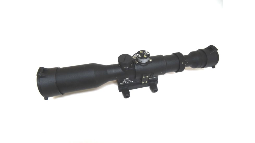 Kalinka Optics POSP 3-9x42 Rifle Scope, 1000m Rangefinder, Weaver, Black, GSPOSP3942W