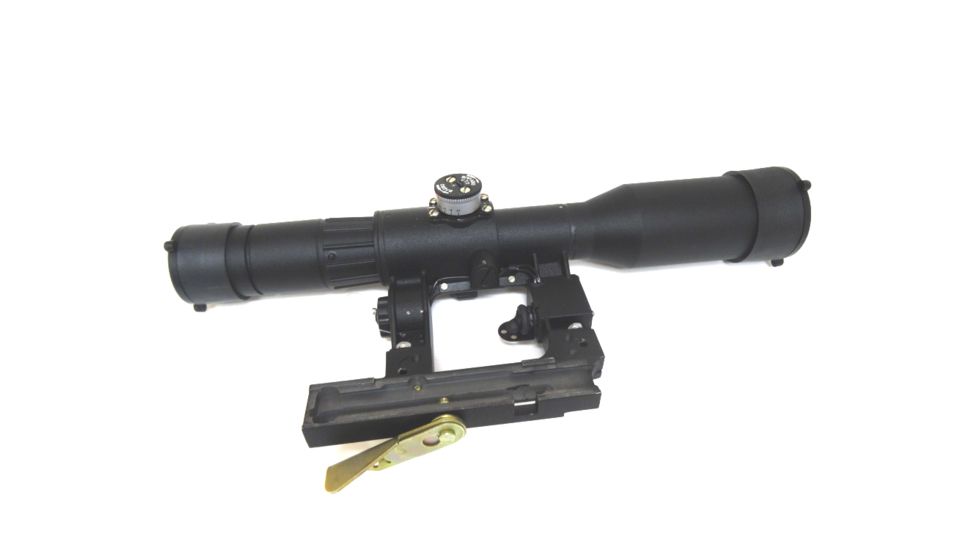 Kalinka Optics POSP 6x42 Rifle Scope, D, Focus, 1000m Rangefinder, AK, Black, GSPOSP642DAK