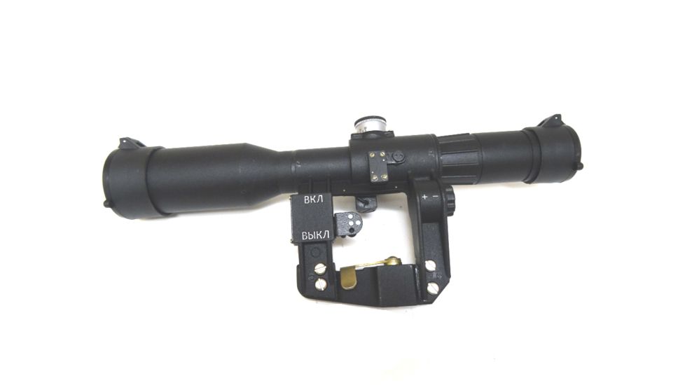 Kalinka Optics POSP 6x42 Rifle Scope, D, Focus, 1000m Rangefinder, SVD, Black, GSPOSP642DSVD