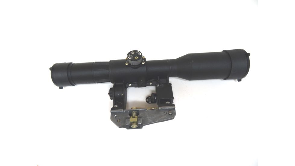 Kalinka Optics POSP 6x42 Rifle Scope, D, Focus, 1000m Rangefinder, SVD, Black, GSPOSP642DSVD