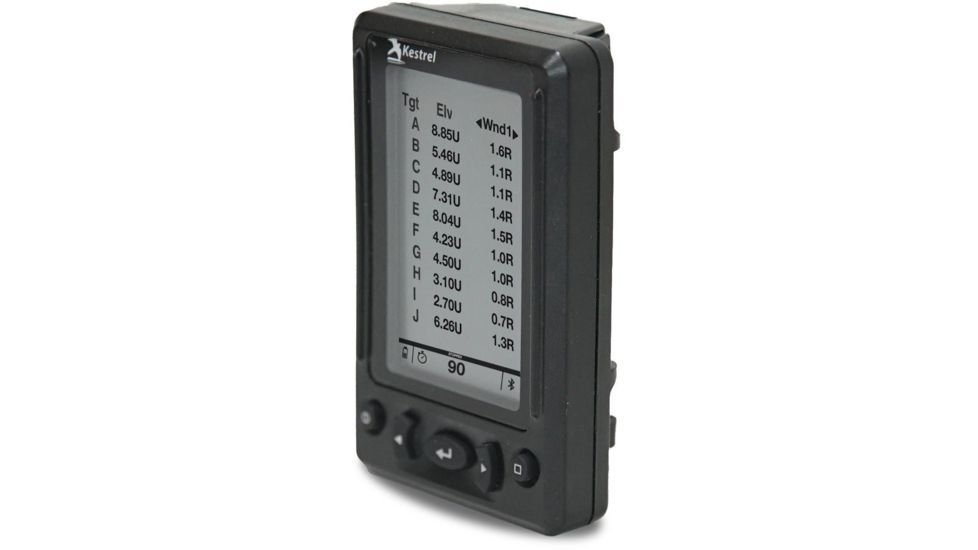 Kestrel Hud For 5 Series Ball- Istics Meters Black W/remote