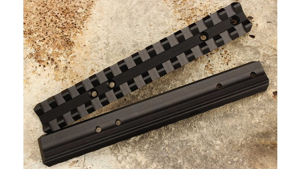 KIDD Innovative Design Scope Base For Ruger 10/22 Receiver, Black, 22PICRAIL-B