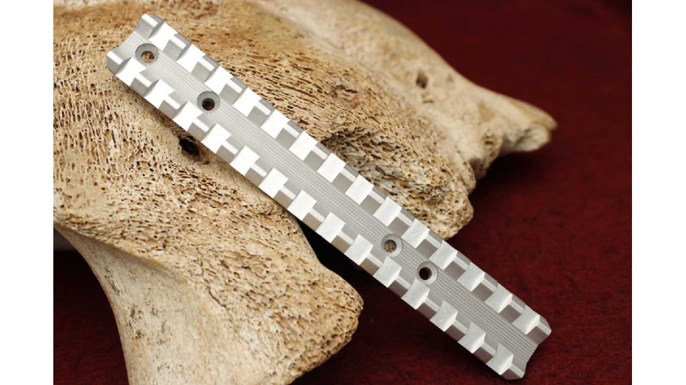 KIDD Innovative Design Scope Base For Ruger 10/22 Receiver, Silver, 22PICRAIL-S