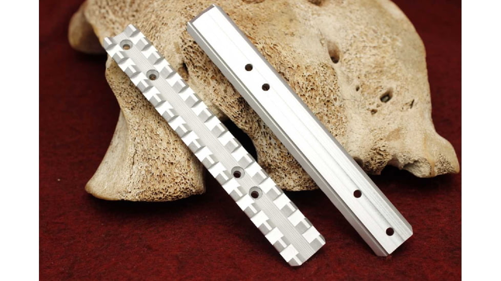 KIDD Innovative Design Scope Base For Ruger 10/22 Receiver, Silver, 22PICRAIL-S