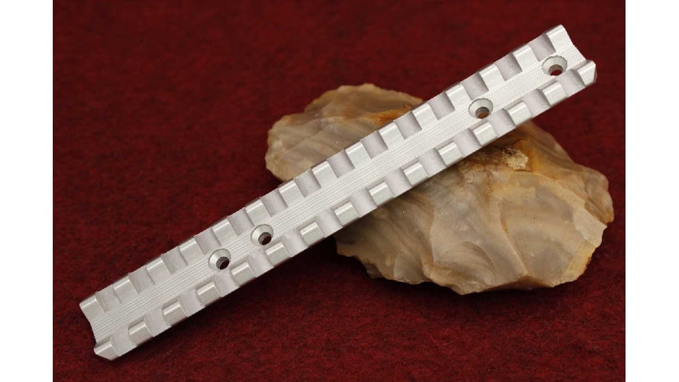 KIDD Innovative Design Scope Base For Ruger 10/22 Receiver, Silver, 22PICRAIL-S