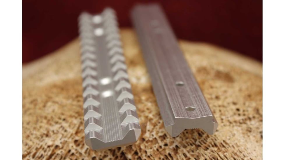 KIDD Innovative Design Scope Base For Ruger 10/22 Receiver, Silver, 22PICRAIL-S