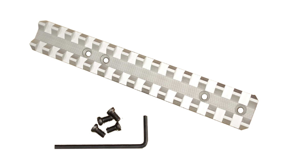 KIDD Innovative Design Scope Base For Ruger 10/22 Receiver, Silver, 22PICRAIL-S