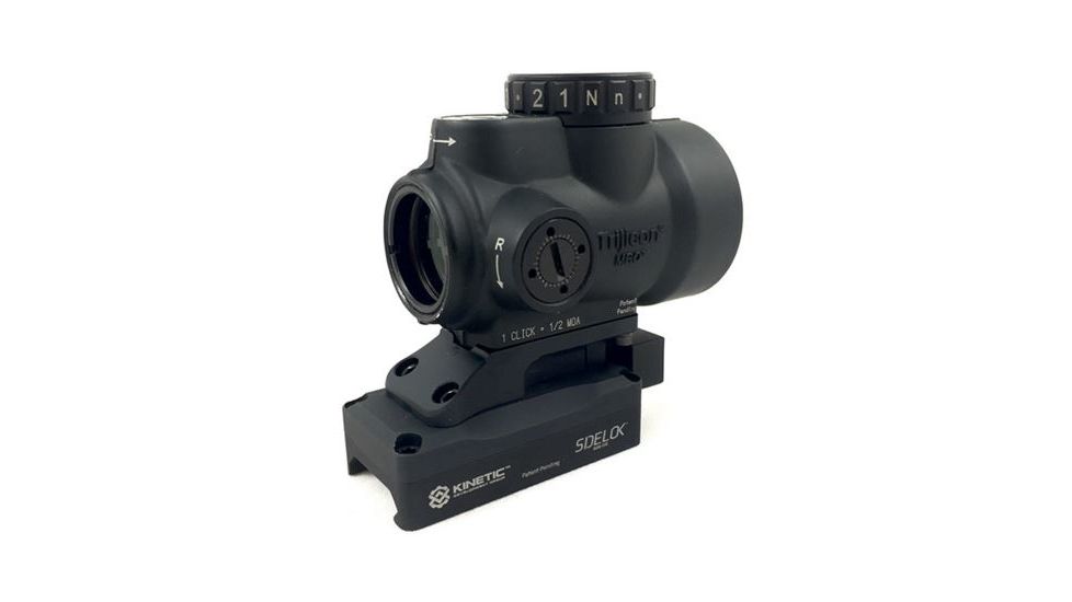 Kinetic Development Group SIDELOK MRO MOUNT Lower 1/3 Co-witness, Black SID5-220