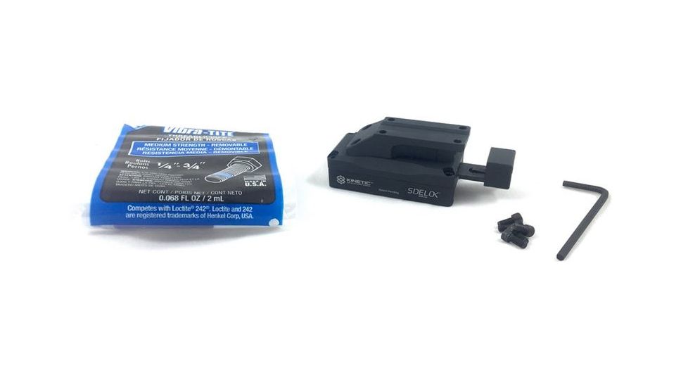 Kinetic Development Group SIDELOK MRO MOUNT Lower 1/3 Co-witness, Black SID5-220