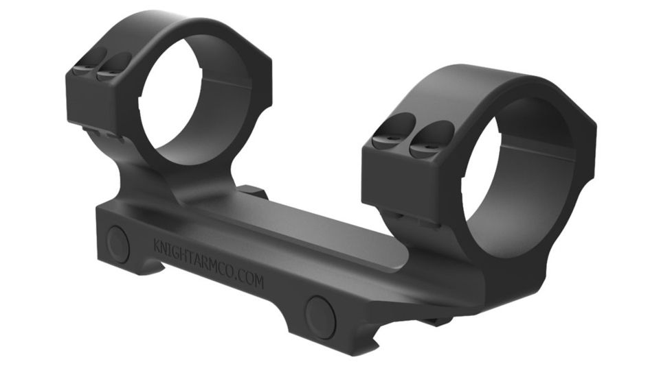 Knights Armament Scope Mount Assembly, One Piece, 34mm with 30mm Ring Adapters, 1.5in Height, Black, 25387