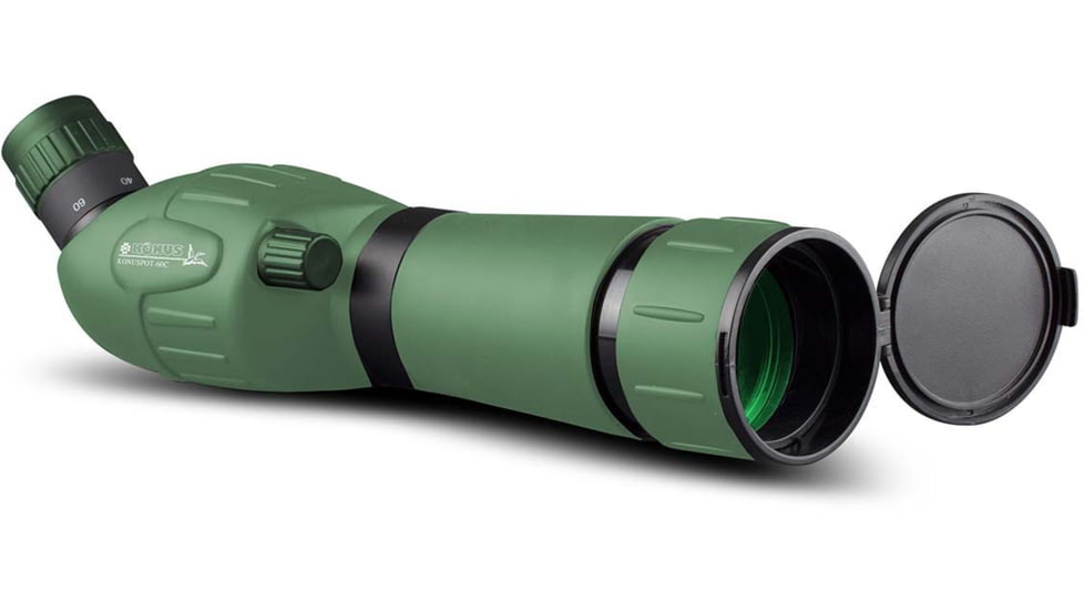 Konus Konuspot 60C 20-60x60mm Spotting Scope with Tripod, Rubber, Green, 7125