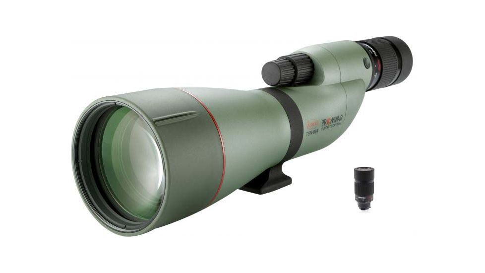 Kowa 88mm Prominar Spotting Scope Body Only, Straight, w/ Kowa 25-60 Wide Angle Zoom Eyepiece For Kowa 880/770 Series Scopes, TSN-884-KIT1