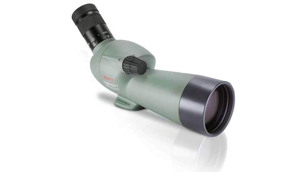 Kowa TSN-501 50mm Angled Spotting Scope w/ 20-40x Zoom Eyepiece, Green, Compact, TSN-501