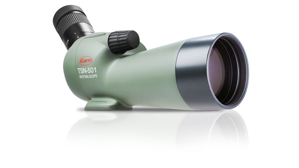Kowa TSN-501 50mm Angled Spotting Scope w/ 20-40x Zoom Eyepiece, Green, Compact, TSN-501