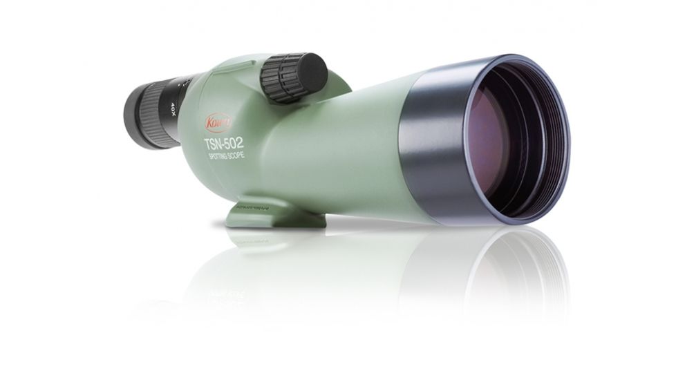 Kowa TSN-502 50mm Straight Spotting Scope w/ 20-40x Zoom Eyepiece, Green, Compact, TSN-502