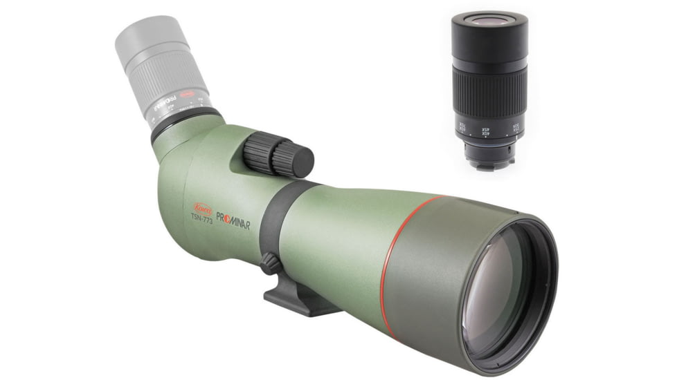 Kowa TSN-773 Spotting Scope Offset 45 degree and Wide Angle Zoom Eyepiece Kit
