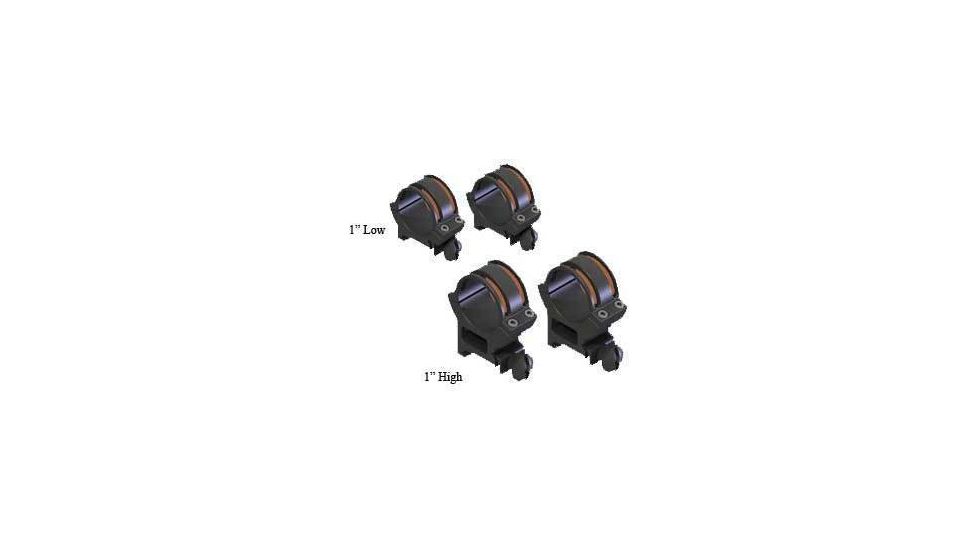 Columbia Sports Wear Timberline Rifle Scope Ring Mounts