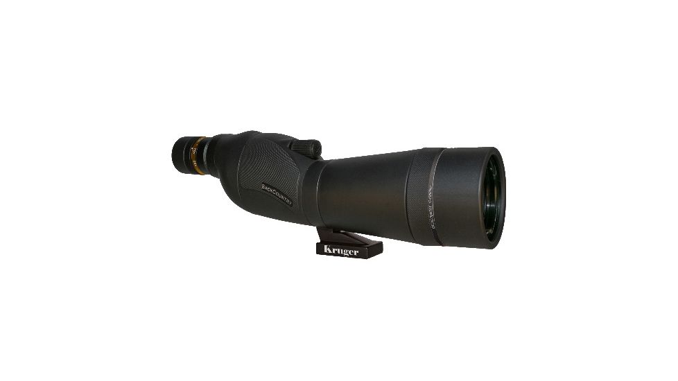 Kruger Optical Backcountry Spotting Scope 15-45x60 Straight, Black 60305