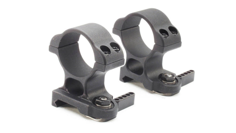 LaRue Tactical 2 Piece QD Mount, 30mm, Black, LT123