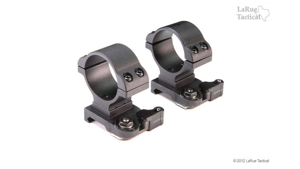 LaRue Tactical 2-Piece QD Scope Mount, 30mm, Black, LT808-30