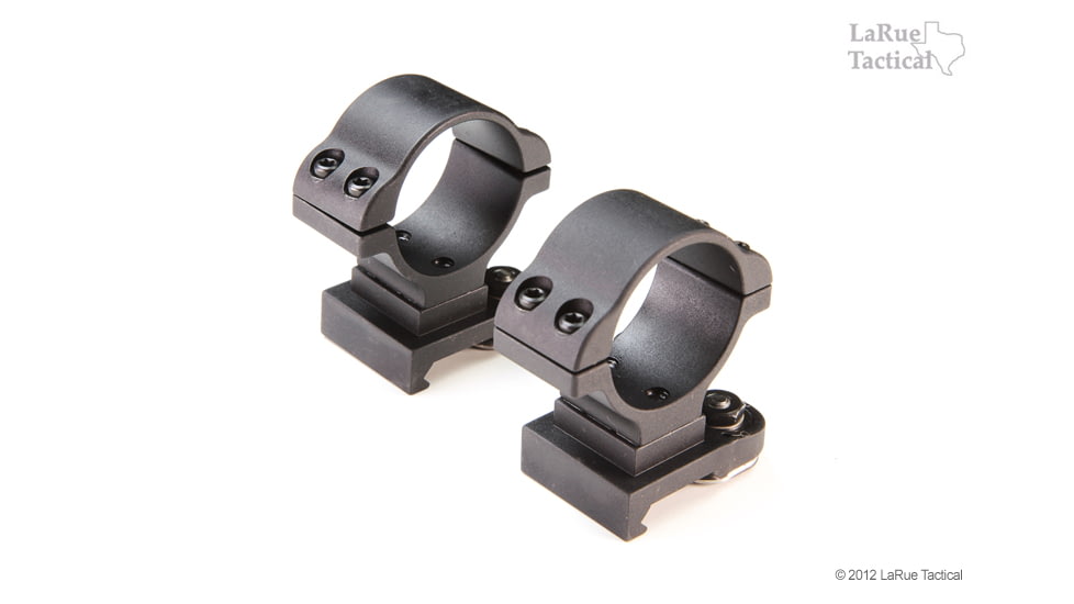 LaRue Tactical 2-Piece QD Scope Mount, 30mm, Black, LT808-30