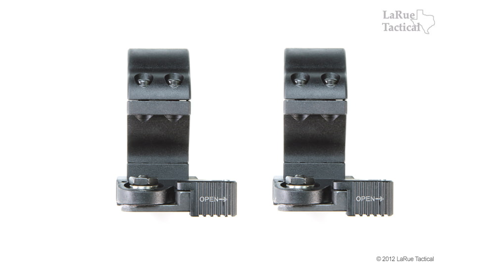 LaRue Tactical 2-Piece QD Scope Mount, 30mm, Black, LT808-30