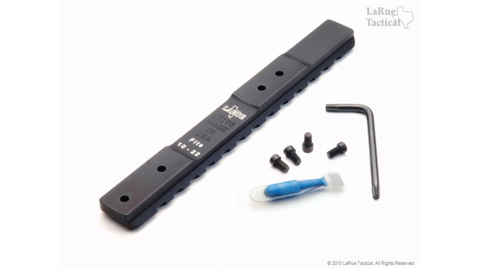 LaRue Tactical Ruger 10/22 Picatinny Rail, Black, LT178