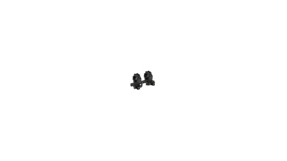 Leapers UTG Intgrl QD Offset 1in Mt w/2 Ptny Slots,35mm Mt Clrnce,70mm Bse M1S35070R2
