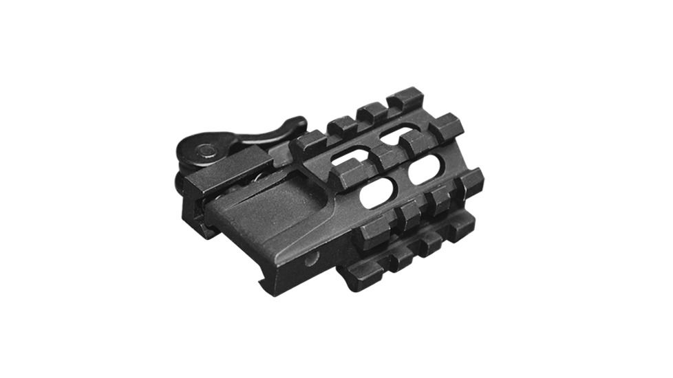 Leapers UTG Quad-Rail 3 Slot Angle Mount w/Integral Quick Detach Lever