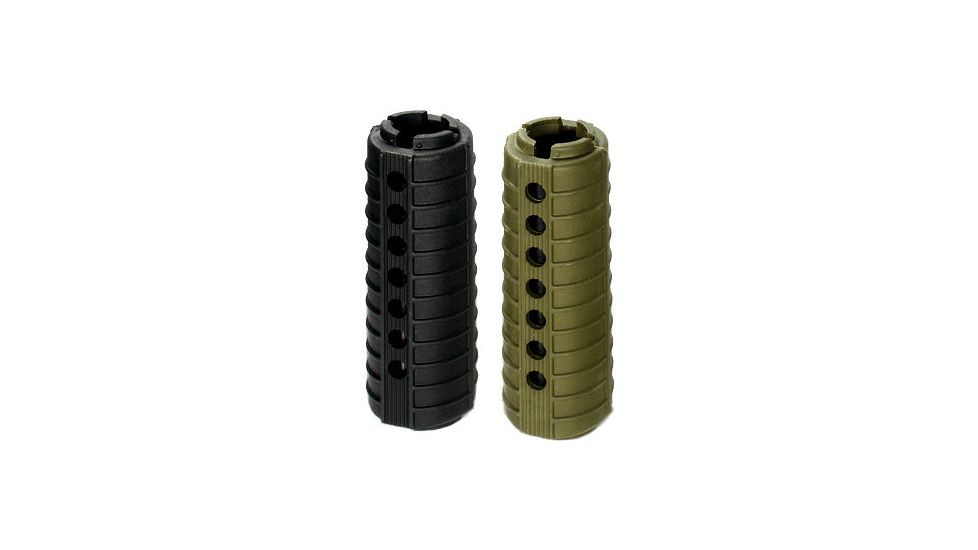 Leapers Model 4 Re-enforced Shorty Handguard Set, Double Heat Shield Liners, Solid Tan M4HGST-A