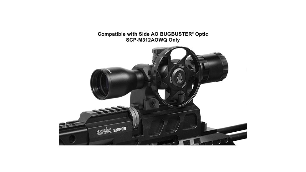 Leapers Side Wheel Add-on / Side Parallax Adjustable BugBuster SCP-SW080BB