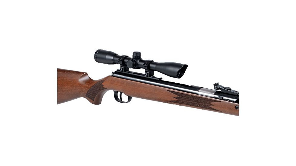 Leapers UTG 1in. 4X32 Full Size Mil-dot Scope with Airgun/.22 Rings SCP-U432FD