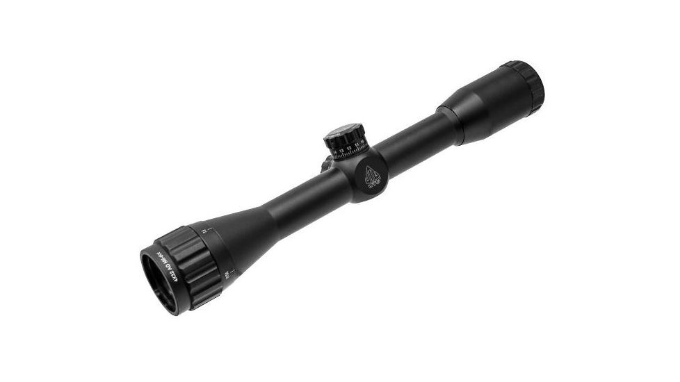 Leapers UTG 4X32 1in. True Hunter Scope, AO, TF2+, Mil-dot, w/ Rings, _x000D_ SCP-U432AOWT2
