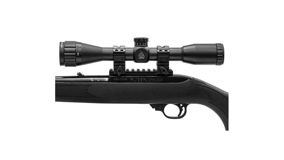 Leapers UTG 4X32 1in. True Hunter Scope, AO, TF2+, Mil-dot, w/ Rings, _x000D_ SCP-U432AOWT2