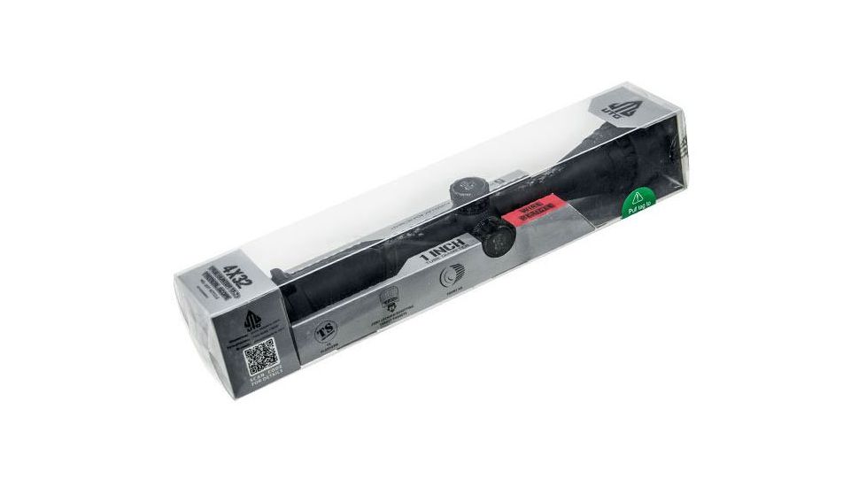 Leapers UTG 4X32 1in. True Hunter Scope, AO, TF2+, Airgun Rings, SCP-U432AODT2