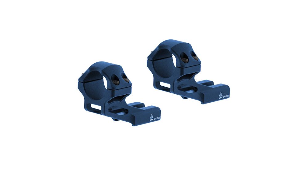 Leapers UTG Accu-Sync 1in High Profile 37mm Offset Pic. Rings, Blue Anodize AIR122SAB