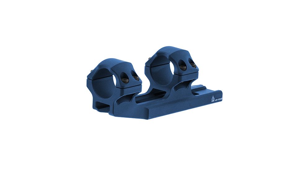 Leapers UTG Accu-Sync 1in Medium Profile 34mm Offset Pic. Rings, Blue Anodize AIR11834AB