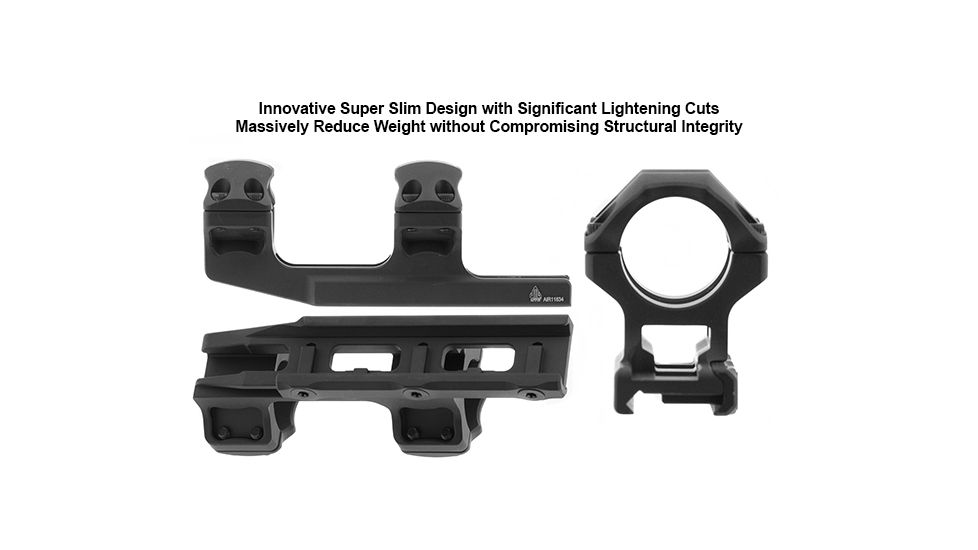 Leapers UTG Accu-Sync 34mm High Profile 50mm Offset Pic. Rings, Blue Anodize AIR42250AB