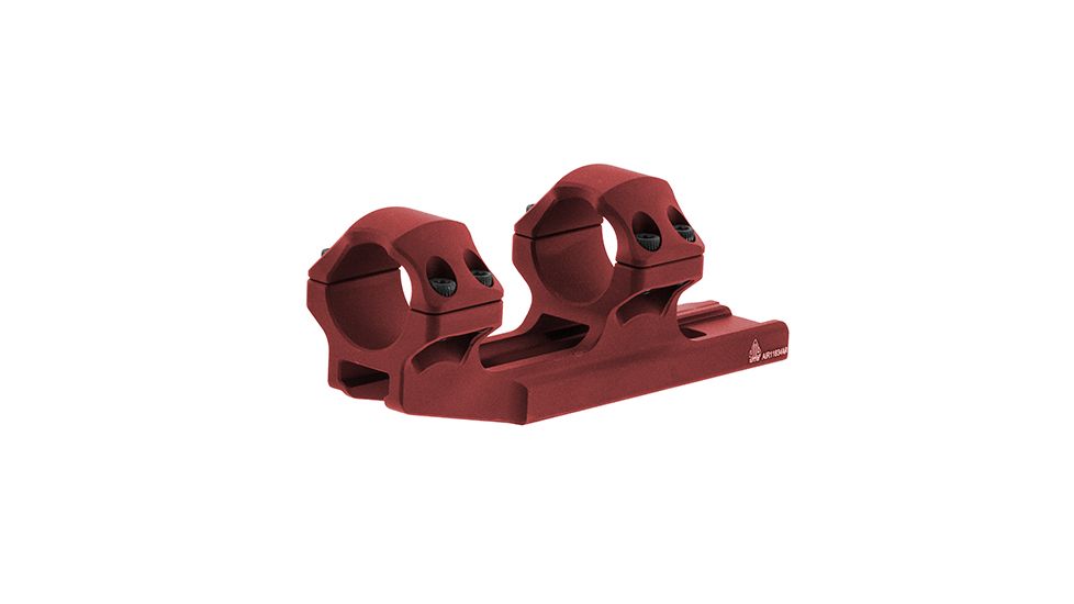 Leapers UTG Accu-Sync 1in Medium Profile 34mm Offset Pic. Rings, Red Anodize AIR11834AR