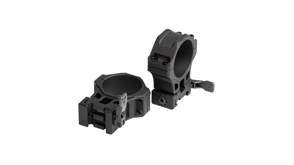 Leapers UTG ACCU-SYNC QR Scope Rings, 34mm, High Profile, Picatinny, Black, AQR420