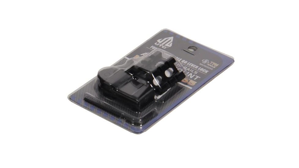 Leapers UTG LE Rated Tri-Rail/2 Slot Angle Mount w/Integral QD Lever Lock System MAT022255