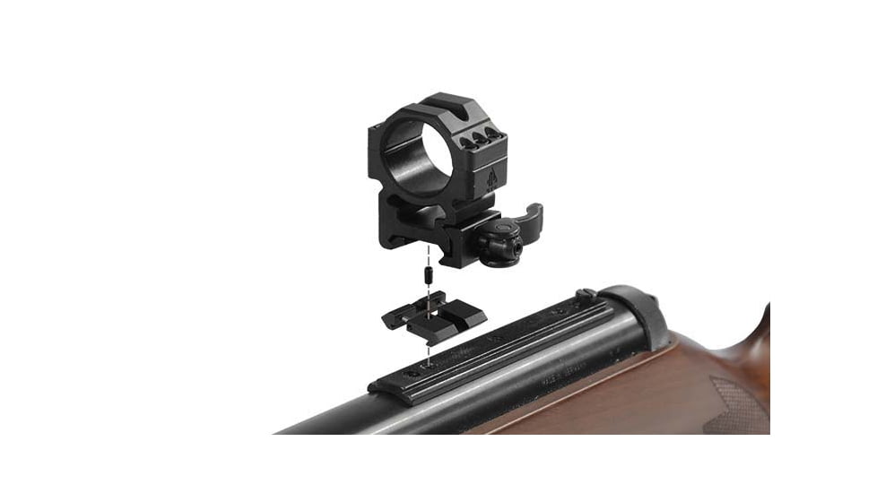 Leapers UTG Low Profile Dovetail to Picatinny Rail Mount Adapter, Black, MNT-DT2PW01