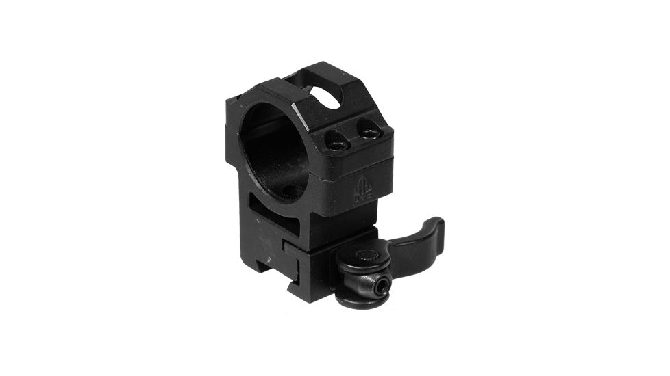 Leapers UTG Max Strength Airgun/.22 QD Rings w/Tensioned Stop Pin: 2PCs, 1" Diam, High Prof RQ2D1204