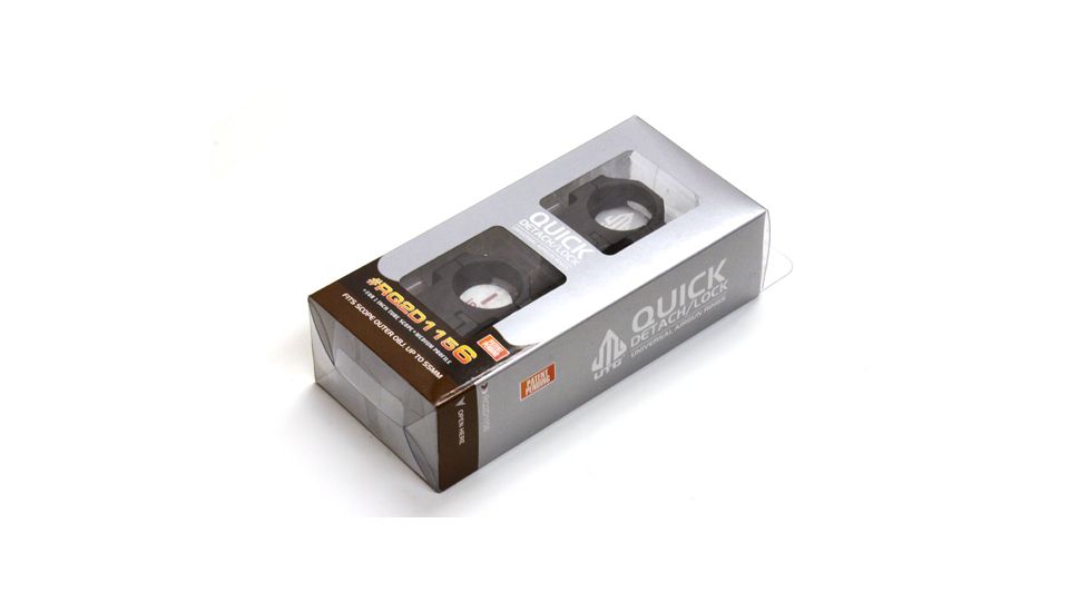 Leapers UTG Max Strength .22 / Airgun Quick Detach Tensioned Stop Scope Rings RQ2D1156