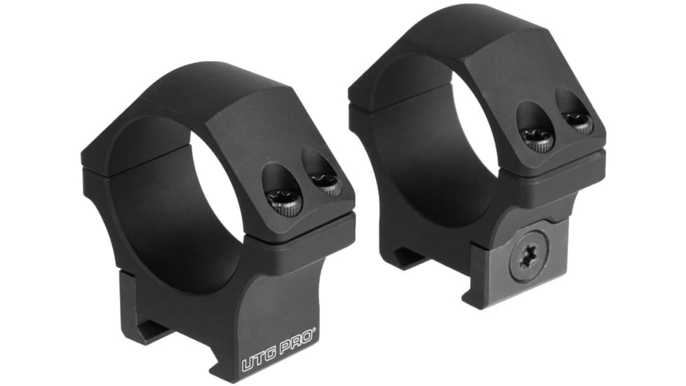 Leapers UTG P.O.I 34 mm Picatinny Scope Rings, Low Profile, Black, RWU013408