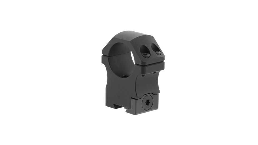 Leapers UTG PRO 1in/2PCs High Profile P.O.I Dovetail Rings, Black RDU012520
